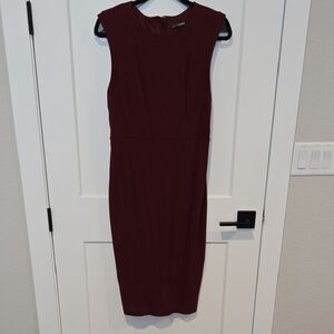 Express Burgundy Midi Dress